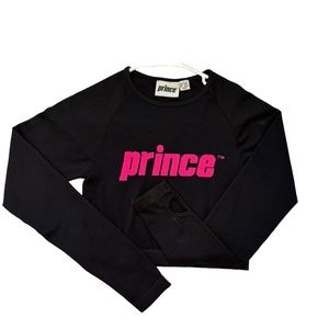 FOREVER 21 PRINCE PINK CROP TOP